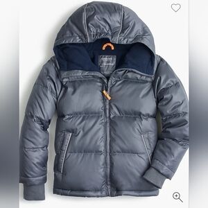 J Crew Kids Puffer Jacket - Dark Gray